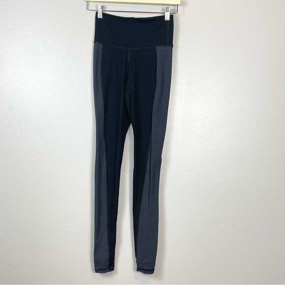 Erin Snow Full Length Leggings Woman’s size SX Black and Gray - Picture 1 of 6